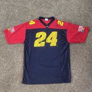 Men's Red and Blue Racing Jersey